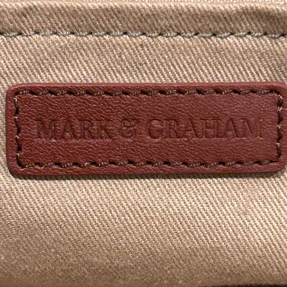 Mark & Graham Maddie Convertible Backpack/ Tote bag, Cream, Gold Hardware main image 10